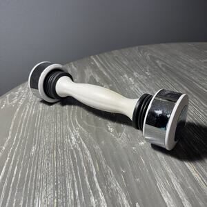 Shake Weight Dumbbell 2.5 lbs Strength Training Shaker Weight White Workout Lift